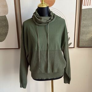 3/$10 Green Turtleneck Hooded Sweatshirt